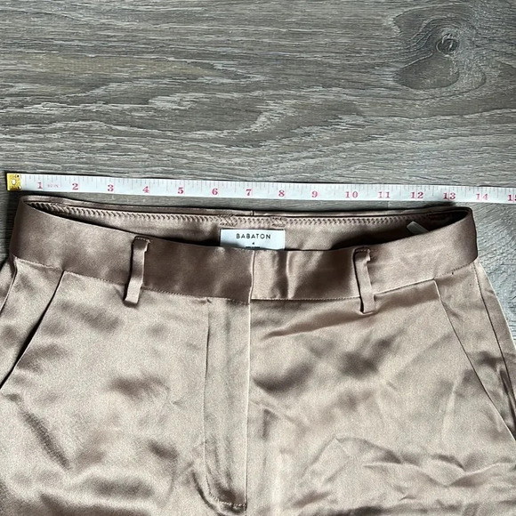 Aritzia Babaton Refined Satin Cargo Pant - Picture 8 of 15